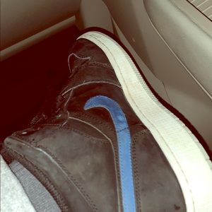 Jordan's blue and red